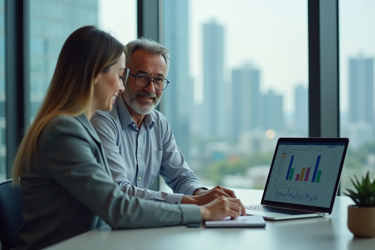 Homme consultant un conseiller financier pour optimiser ses placements et faire fructifier son épargne